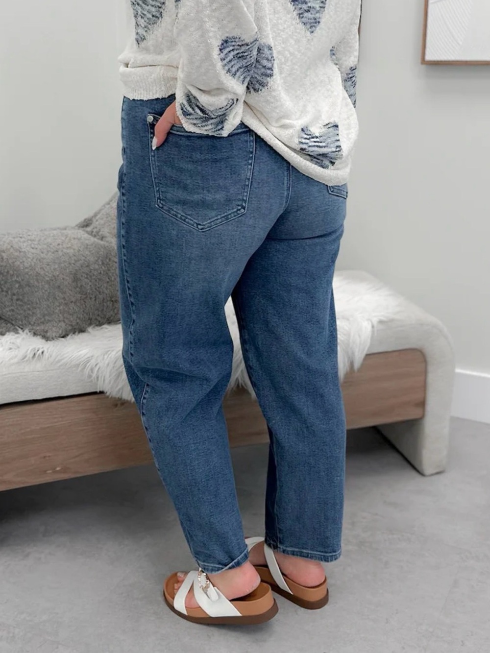 Gravity Barrel Rigid Front Jeans by Judy Blue - Picture 2 of 2